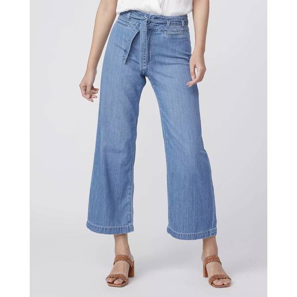 PAIGE Pants - NEW PAIGE anessa pants with belt in whitten